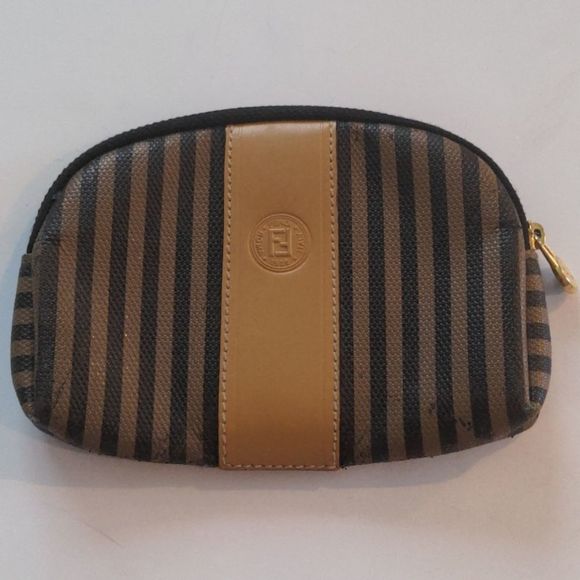 Authentic Vintage Fendi Pequin Cosmetic Bag - Picture 7 of 7